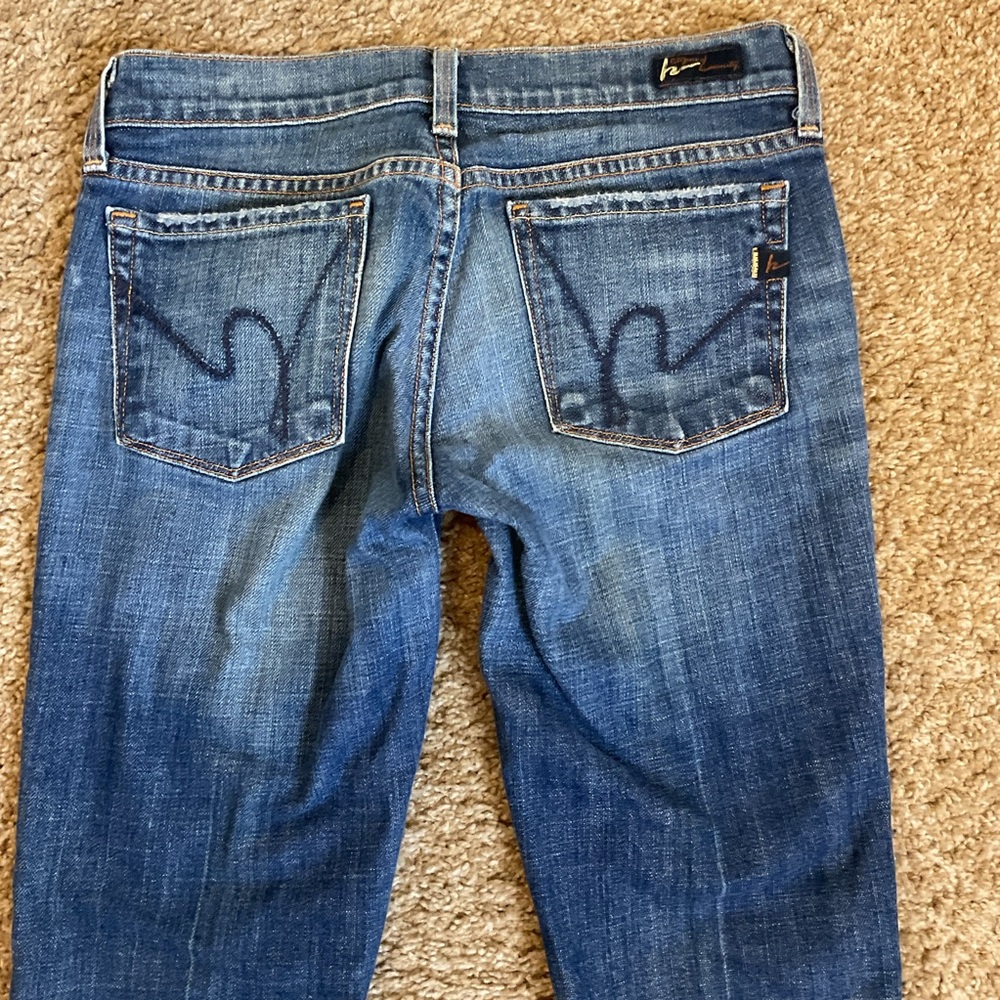 Citizens of Humanity Kelly 001 Low Waist Blue Bootcut Jeans Size 26 Women - Picture 6 of 6